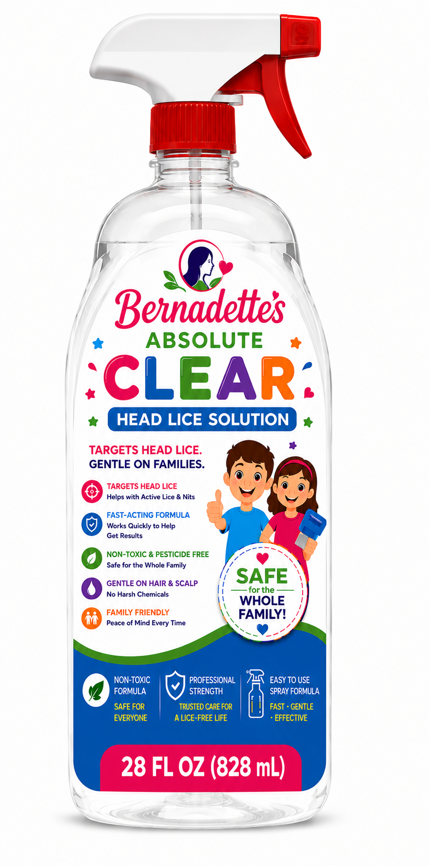 Bernadette's Absolute Clear Head Lice Treatment Set